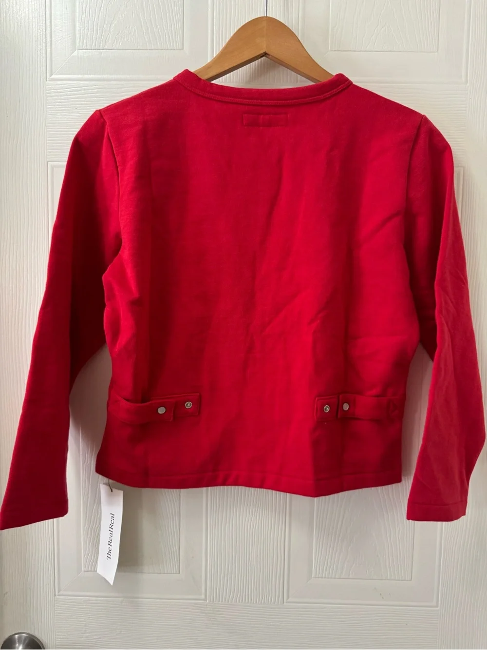 Agnes b.Snap-Front Long Sleeve Top